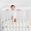 Sweet Jojo Designs Girl Baby Fitted Crib Sheet Lemon Yellow Green and Beige - 2 of 4