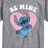 Men's - Lilo and Stitch - Be Mine Short Sleeve Graphic T-Shirt - 2 of 4