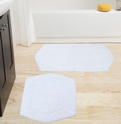 Waterford Collection Cotton Tufted Set of 2 Bath Rug Set - Home Weavers