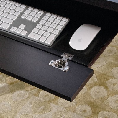 Jamocha Wood Computer Desk with Drawer and Keyboard Tray