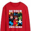 Men's - Marvel - Be Your Own Hero Long Sleeve Graphic T-Shirt - 2 of 3