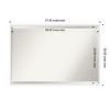 Amanti Art Incline Beveled Wood Framed Bathroom Vanity Wall Mirror - 3 of 4