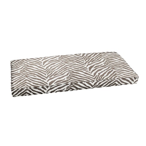 Sunbrella Indoor/outdoor Corded Bench Cushion Gray Zebra : Target