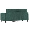 vidaXL 2-Seater Sofa Dark Green 55.1" Velvet - 4 of 4