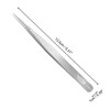 Unique Bargains Women's Peacock Eyelash Extension Tweezers Silver Tone 1 Pc - 2 of 3