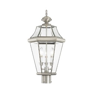 Livex Lighting Georgetown 3 - Light Lantern in  Brushed Nickel - 1 of 1