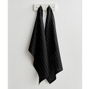 Solino Home Striped Linen Kitchen Towels | Pinstripe - 1 of 4