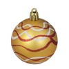 Northlight 12ct Red and Gold Shatterproof Shiny and Matte Christmas Ball Ornaments 2.25" (60mm) - 3 of 4