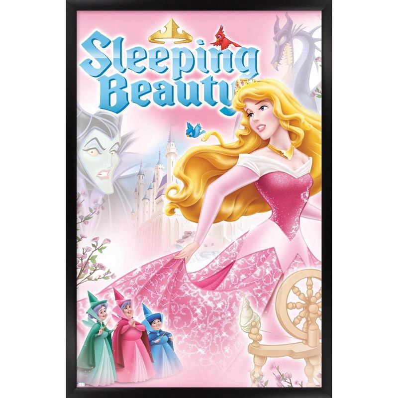 Trends International Disney Sleeping Beauty - Cover Framed Wall Poster Prints, 1 of 7