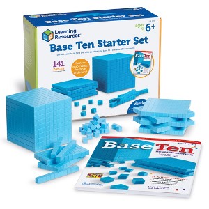 Learning Resources Plastic Base Ten Starter Set, Ages 6+ - 1 of 4