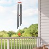 VEVOR Wind Chimes for Outside, 60 in, Deep Tone Wind Chimes with 6 Tubes, Unique Large Memorial Wind Chimes for Anniversary, Black - 2 of 4