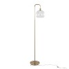 Metro 61" Contemporary Metal Floor Lamp in Royal Gold Metal with Clear Seeded Glass Shade from Grandview Gallery by LumiSource - 4 of 4