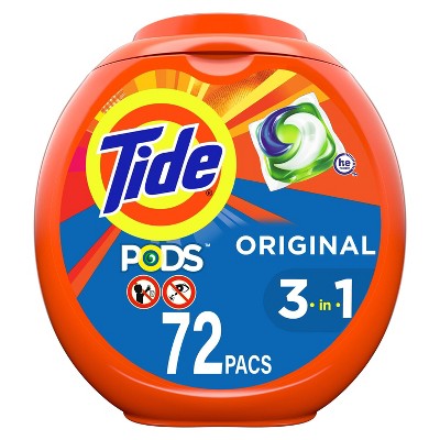 Tide Pods Laundry Detergent Pacs - Original - 58oz/72ct