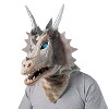 Morris Costumes Adult Gray Dragon Halloween Costume Mask - Gray One Size Fits Most - 3 of 4