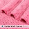 PAVILIA Soft Waffle Blanket Throw for Sofa Bed, Lightweight Plush Warm Blanket for Couch - 4 of 4