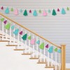 Big Dot of Happiness Merry and Bright Trees - Colorful Whimsical Christmas Party DIY Decorations - Clothespin Garland Banner - 44 Pc - 2 of 4