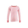 Hudson Baby Infant Girl Cotton Pajama Set, Coral Stripe - 3 of 4