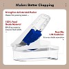 Attop 4-in-1 Blue & White Vegetable Chopper – Slice/Dice/Chop/Shred for Salads, Onions, Potatoes & Carrots - 4 of 4