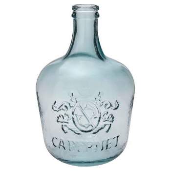 Contemporary Glass Jug Vase (17") - Olivia & May