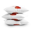 Deny Designs Artume Studio Watercolor Lobster Square Indoor Throw Pillow - 4 of 4