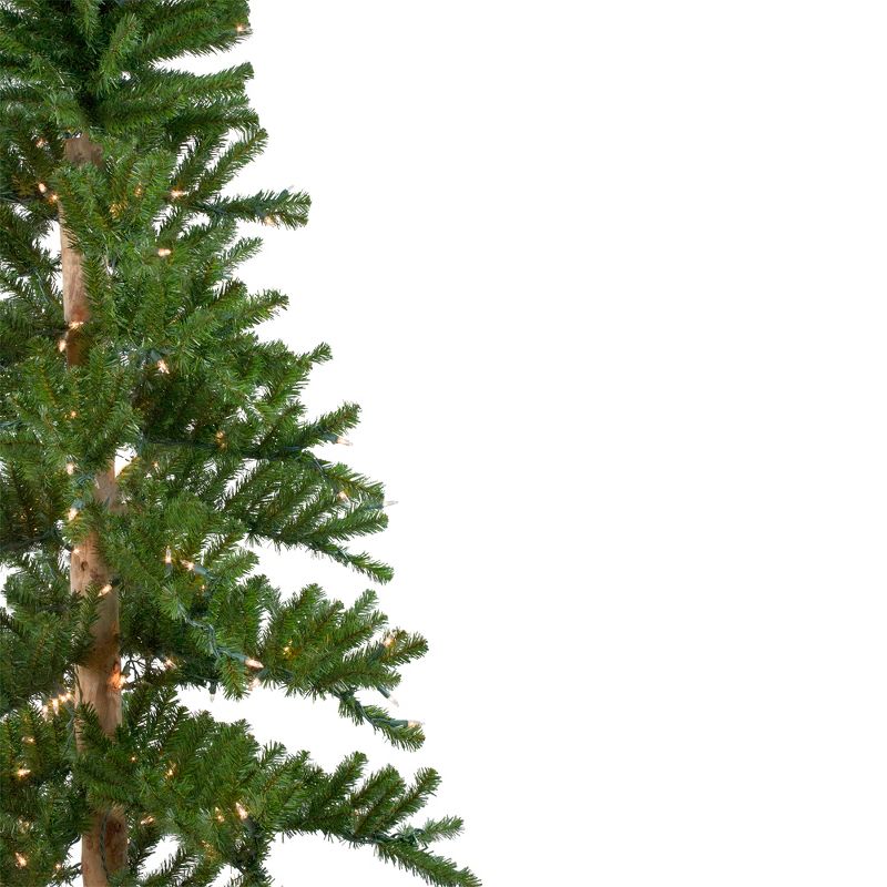 Northlight 6' Pre-Lit Pencil Alpine Artificial Christmas Tree, Clear Lights, 6 of 9