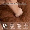 Whisen Giant Bean Bag Couch Ultra Soft Fluffy Loveseat Oversized Chase Lounge Chair with Pillows - 3 of 4