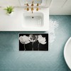 Stupell Industries Trio In Light On Black Printed Plush Bath Mat And Bath Rug, Design By Lanie Loreth, 18"X30" - 3 of 4