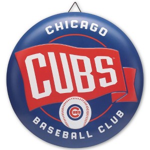 MLB Chicago Cubs Metal Button Wall Art - 1 of 4