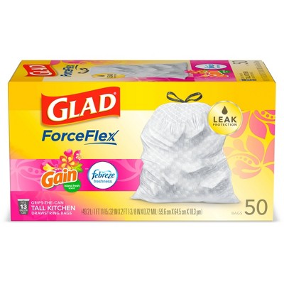 glad kitchen trash bags