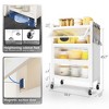Fortune Candy 45.7'' Tall 4 Tier Pantry Cabinet with 3 Door, Recyoled Metal - 3 of 4