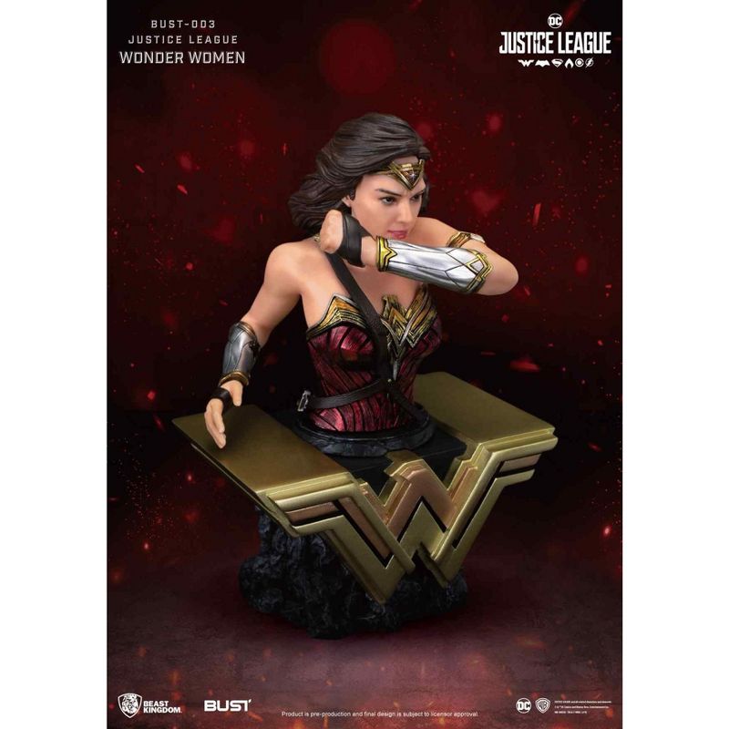 Warner Bros Justice League Series-Wonder Woman (Bust), 3 of 8