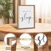 Give It to God and Go to Sleep Wall Art Above Bed Farmhouse Bedroom Decor Wood Framed Rustic Brown 11x14 Inches Home Decoration - 4 of 4