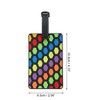 Unique Bargains Geometric Pattern Luggage Tag Colorful 1 Pc - 2 of 4
