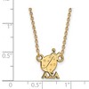Black Bow Jewelry 14k Yellow Gold Plated Sterling Silver Alpha Sigma Alpha Greek Life Necklace 18 Inch - 3 of 4