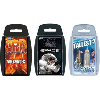 Top Trumps Unbelieveable Universe Top Trumps Card Game Bundle | Dinos | Space | Volcanoes