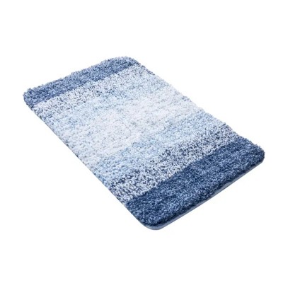 Blue Bathroom Rug 30" x 20" Absorbent Soft Bathroom Mat