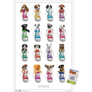 Trends International Keith Kimberlin - Puppies in Shoes Unframed Wall Poster Prints - 1 of 4