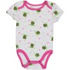 Seven Times Six Star Wars Infant Baby Girls Come To The Cute Side Baby Yoda Onesie 3 Pack Pink - 4 of 4