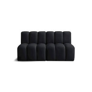 Meridian Furniture,Arc Velvet Modular Sofa - 1 of 4