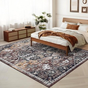 Carpet, vintage printed floor mat, for living rooms and bedrooms, indoor carpet - 1 of 4