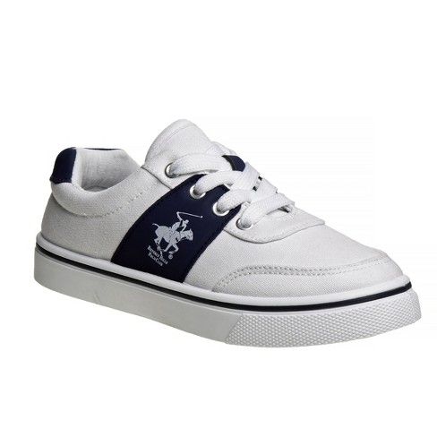 Beverly Hills Polo Club Boys Casual Slip-on Canvas Sneakers Shoes ...