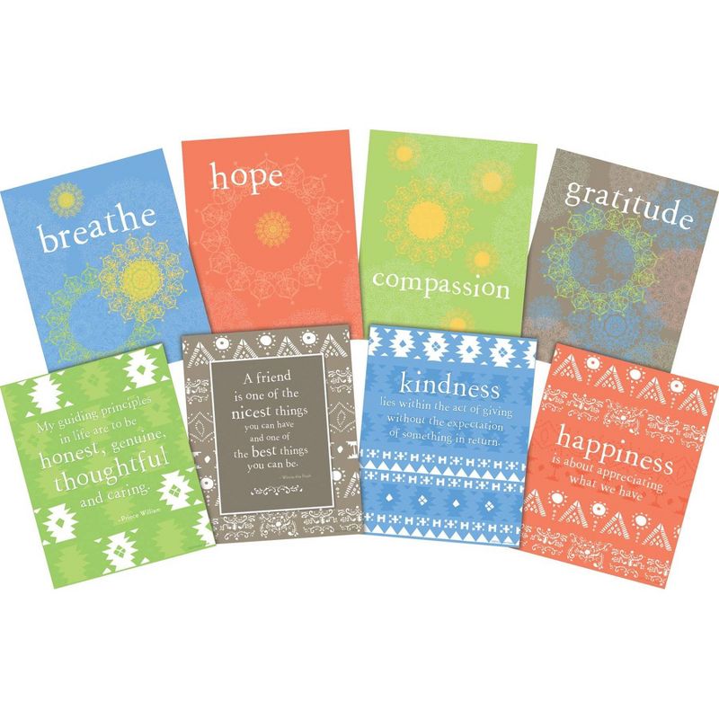 Set of 8 Be Kind Motivational Art Prints - Barker Creek - Inspiring Quotes, Classroom Decor, Teaching Aid, Colorful Wall Art, 1 of 5
