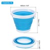 Unique Bargains Space Saving Portable Collapsible Plastic Cleaning Bucket - 2 of 4