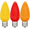 Novelty Lights C9 LED Faceted Christmas Replacement Bulbs Dimmable 25 Pack - 4 of 4