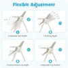 Infans Foldable Baby Highchair w/ 360° Rotating Wheels & Height Adjustment - 3 of 4