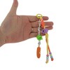 Unique Bargains Beaded Knotted Lanyard with Feather Handbag Charm 1 Pc - 4 of 4