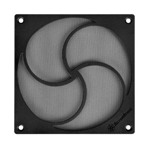 SilverStone Technology   120mm size HiFlow filter with magnet Black - 1 of 4