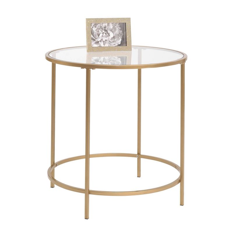 International Lux Side Table - Satin Gold, 3 of 10