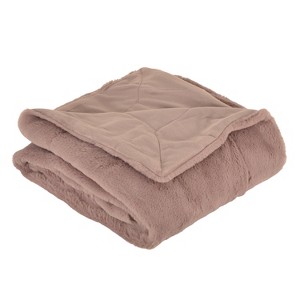 Renee Matte Throw Blanket Beige - Décor Therapy