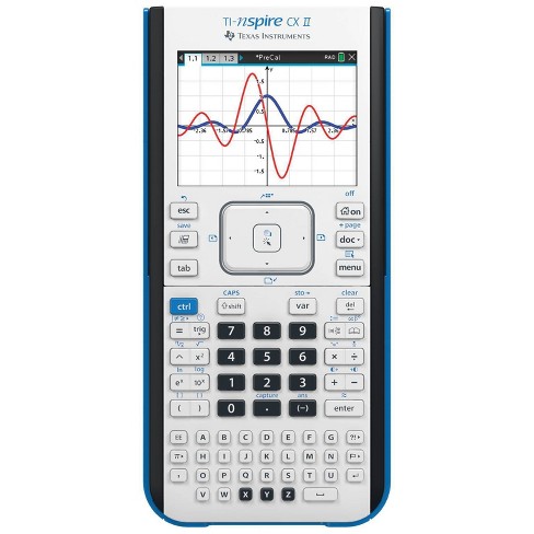 Texas Instruments TI-Nspire CX II CAS Color Graphing Calculator with  Student Software (PC/Mac) 320 x 240 pixels (3.2 diagonal)